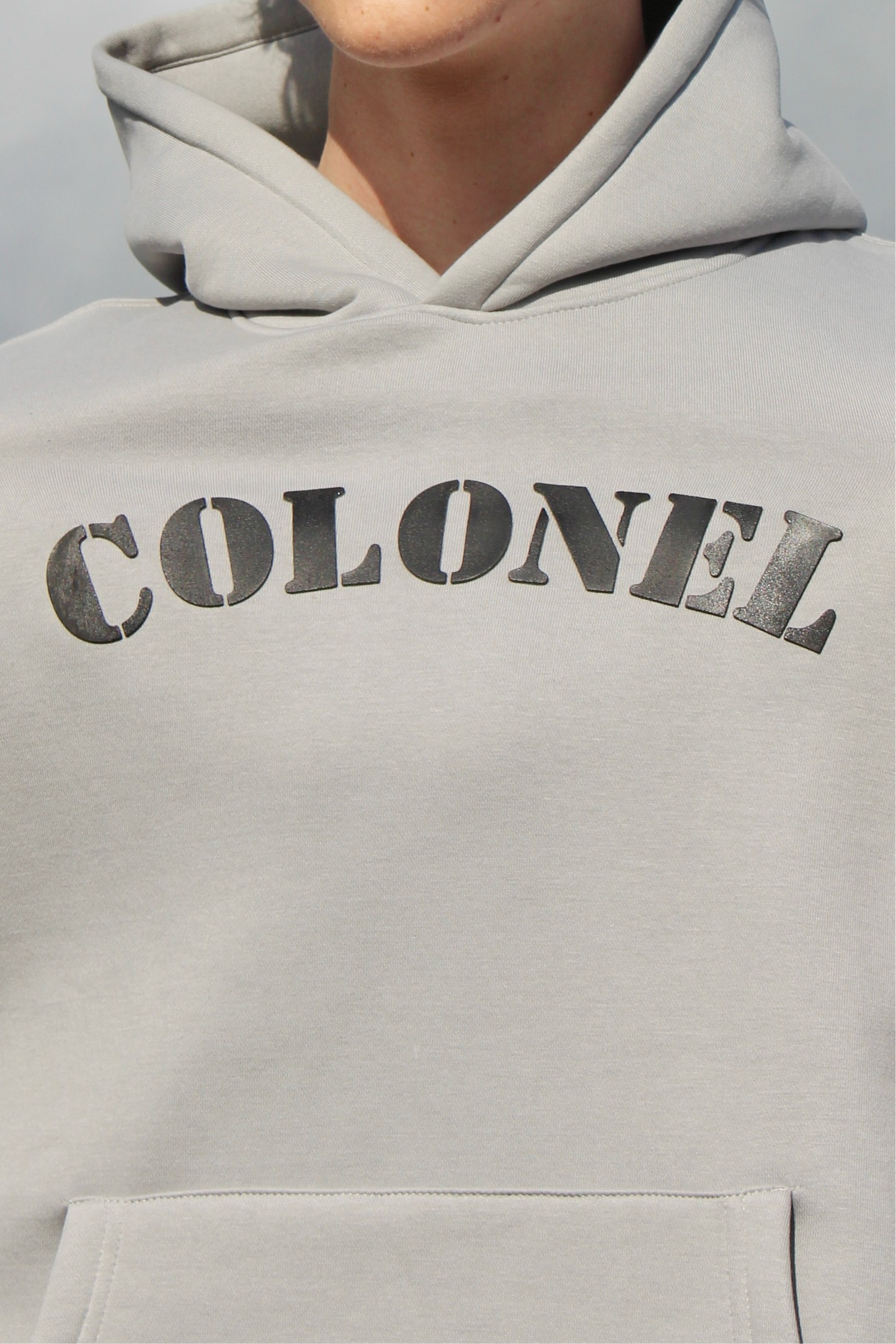 Colonel sleeveless hoodie