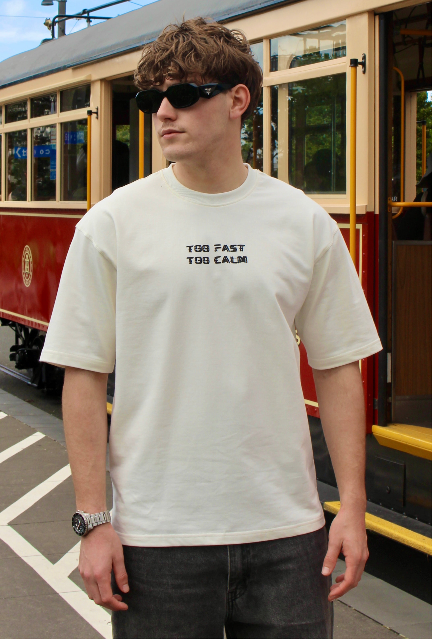 Too Fast Too Calm Heavyweight Tshirt oversize fit
