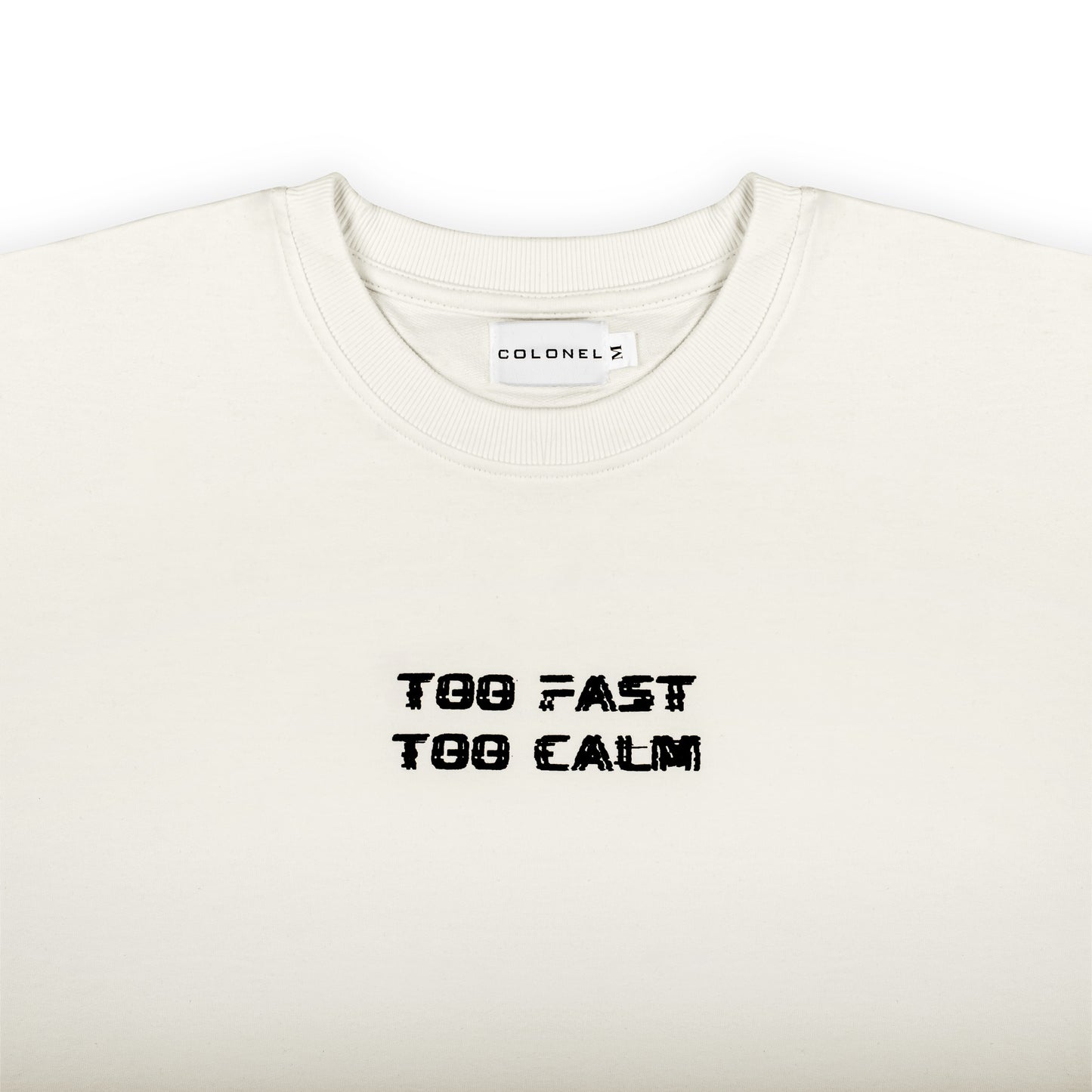 Too Fast Too Calm Heavyweight Tshirt oversize fit